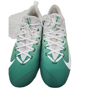 Nike Lunar Vapor Ultrafly Elite Baseball Cleats Green White 852686-303 Men's 13